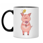 Кружка двухцветная