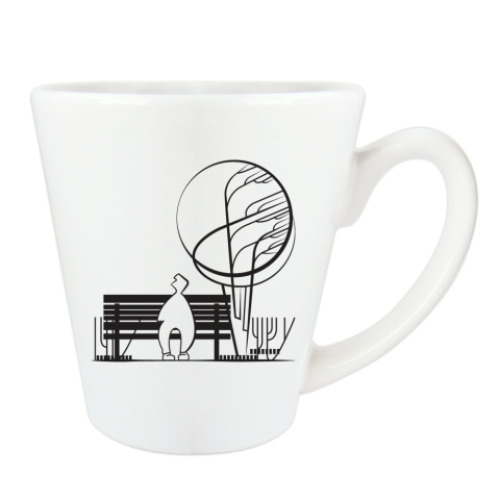 Чашка Латте BubbleForest / Птица