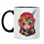 Кружка двухцветная