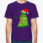 Классическая футболка Далек новый год
