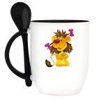 Кружка с ложкой