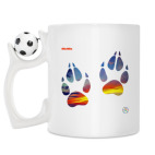 Кружка с футбольным мячиком