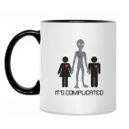 Кружка двухцветная