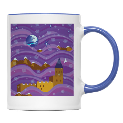 Кружка с принтом волшебный замок