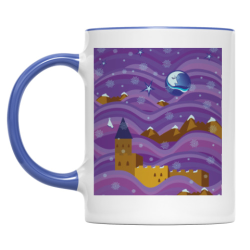 Кружка с принтом волшебный замок