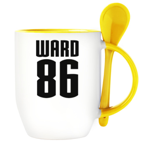 Кружка с ложкой с принтом Gotham Rogues Football Club