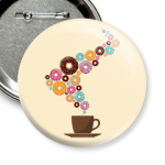 Кофе с пончиками