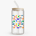 Банка с бамбуковой крышкой