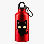 Металлическая бутылка 400 мл UV-DTF