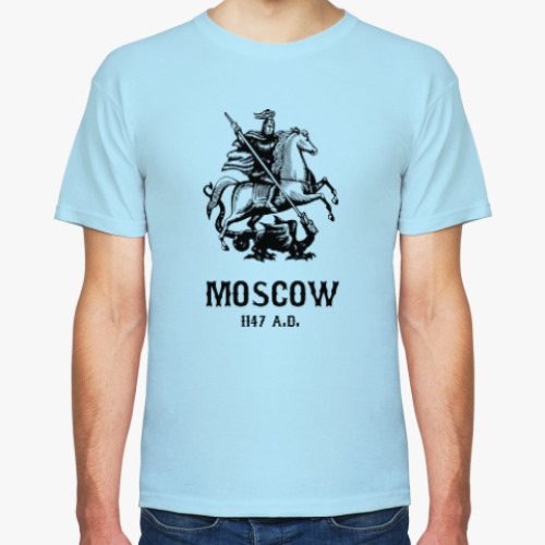 Футболка с принтом Moscow