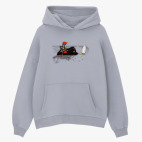 Толстовка худи оверсайз