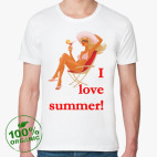 Мужская футболка органик