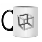 Кружка двухцветная