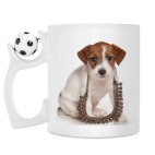 Кружка с футбольным мячиком