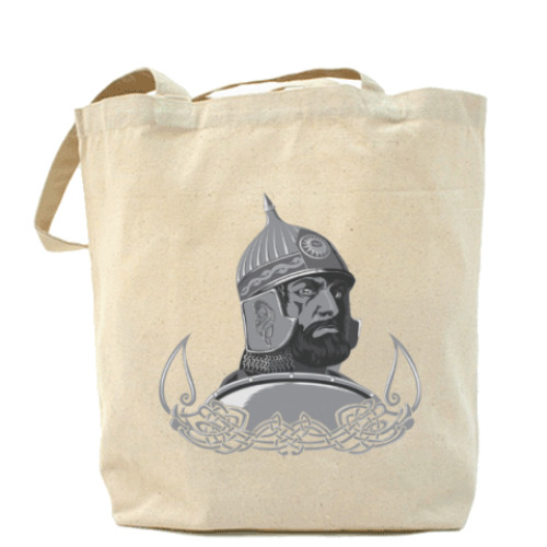 Сумка шоппер с принтом витязь