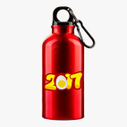 Металлическая бутылка 400 мл UV-DTF