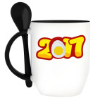 Кружка с ложкой