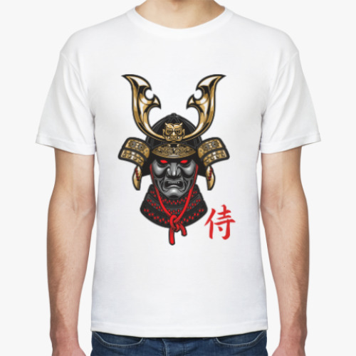 Футболка с принтом Самурай