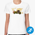 Женская спортивная футболка