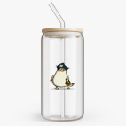 Банка с бамбуковой крышкой