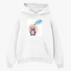 Толстовка худи оверсайз