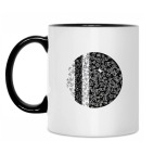 Кружка двухцветная