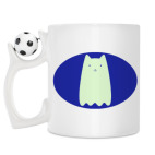 Кружка с футбольным мячиком