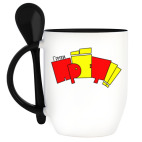 Кружка с ложкой