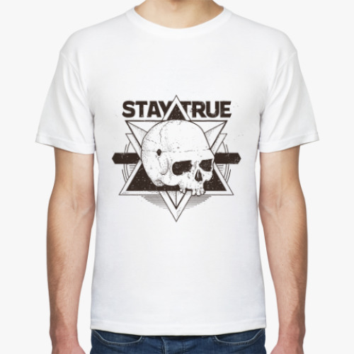 Футболка с принтом Черепушка