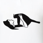 Девушка и кот