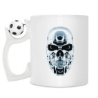 Кружка с футбольным мячиком