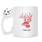 Кружка с футбольным мячиком