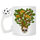 Кружка с футбольным мячиком