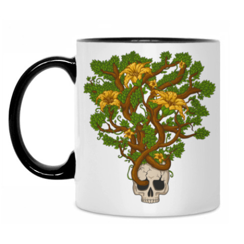 Кружка с принтом Череп