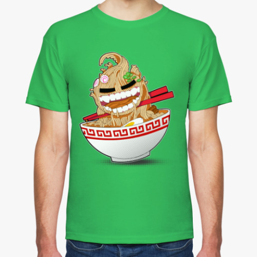 Футболка с принтом Рамэн