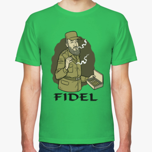Футболка с принтом Fidel