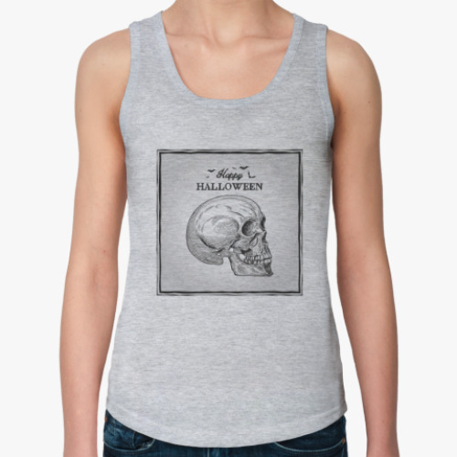Женская майка с принтом Happy Halloween