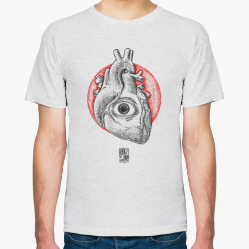 Футболка с принтом  heart's eye