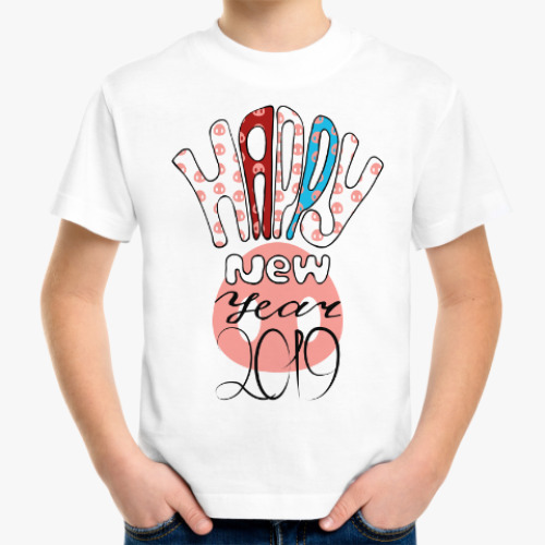 Детская футболка Новый год 2019
