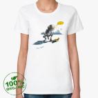 Женская футболка органик