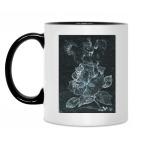 Кружка двухцветная