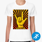 Женская спортивная футболка