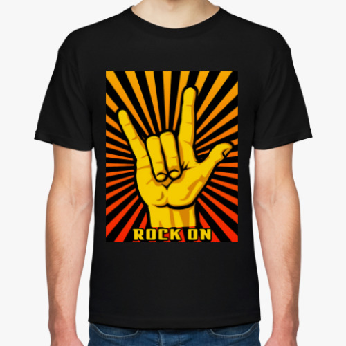 Футболка с принтом Rock On
