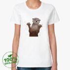 Женская футболка органик