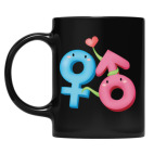 Кружка цветная UV-DTF