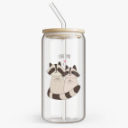 Банка с бамбуковой крышкой