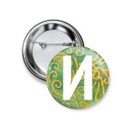 Значок 37 мм &#039;Alphabet&#039;