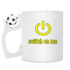 Кружка с футбольным мячиком