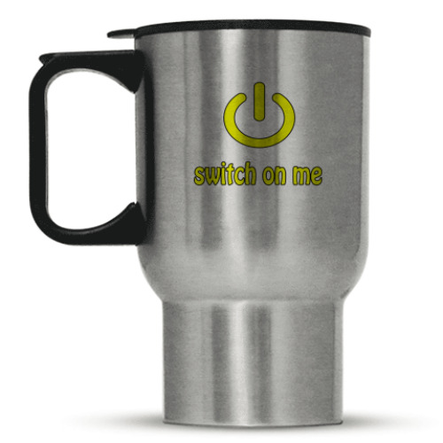Кружка-термос с принтом Switch on me