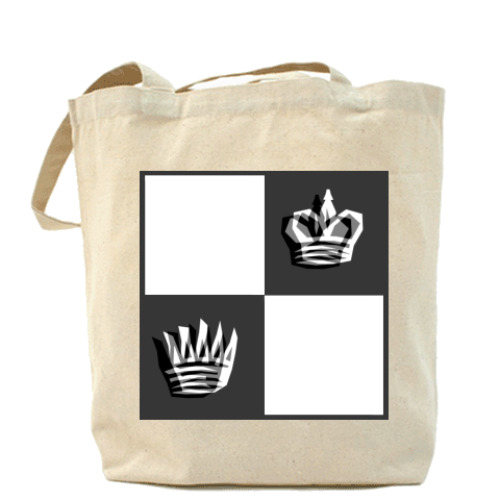 Сумка шоппер с принтом Шахматы